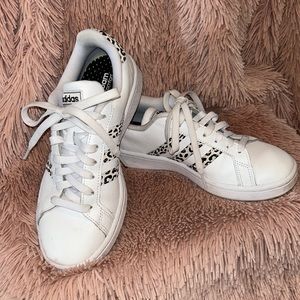 Adidas animal print sneakers size 6.5